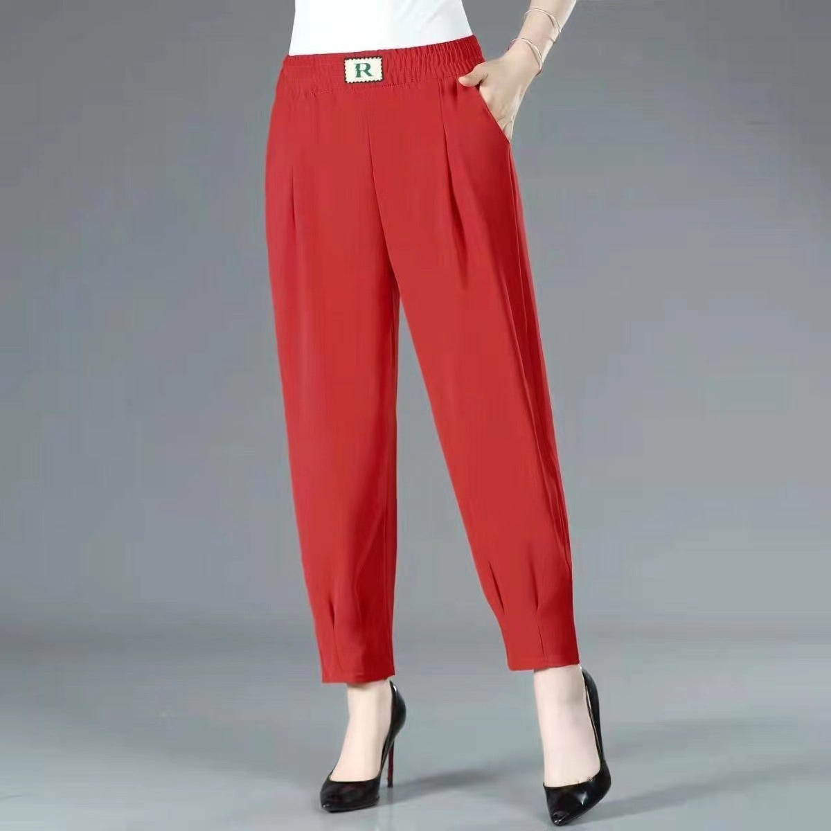 Summer Breeze Plus-Size Harem Pants