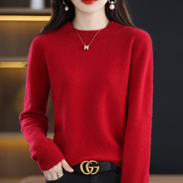 Cozy Chic Pure Wool Sweater for Women