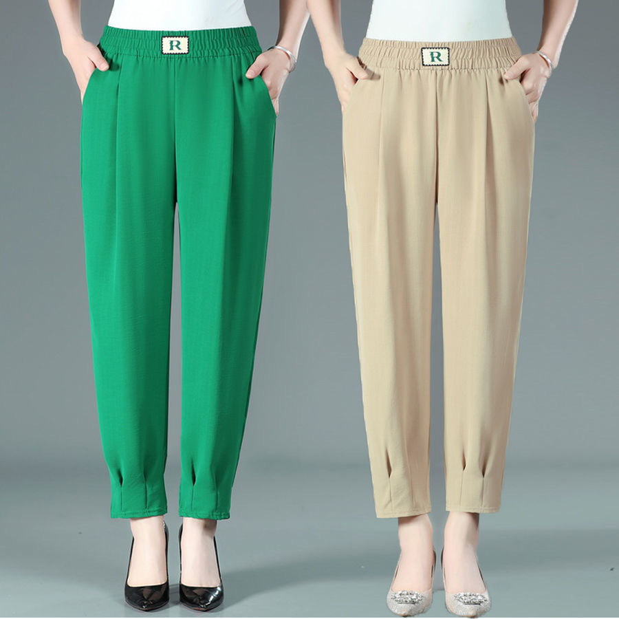 Summer Breeze Plus-Size Harem Pants