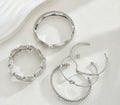 Silver Plated Artificial Bracelet Set of 5
