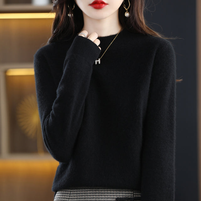 Cozy Chic Pure Wool Sweater for Women