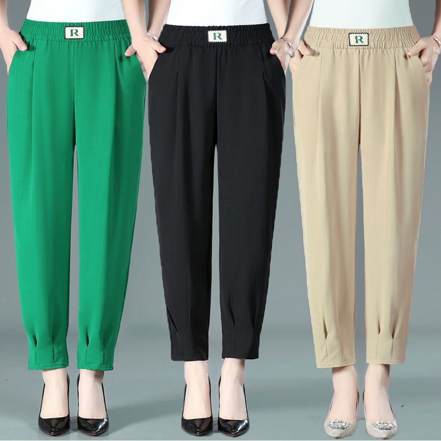 Summer Breeze Plus-Size Harem Pants