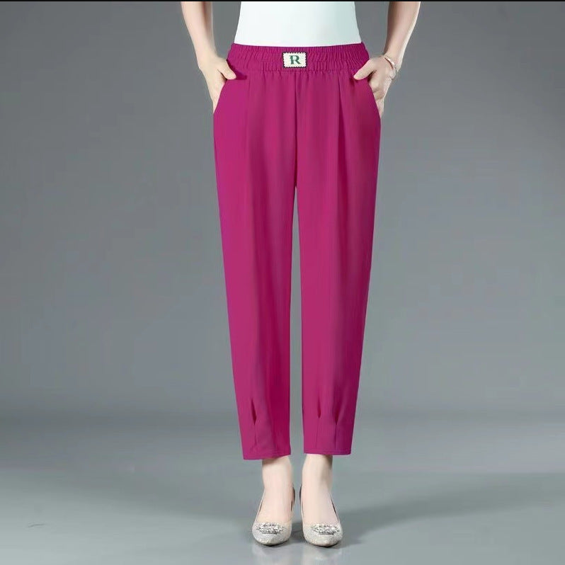Summer Breeze Plus-Size Harem Pants