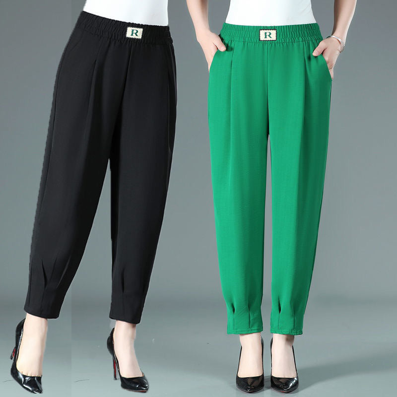 Summer Breeze Plus-Size Harem Pants