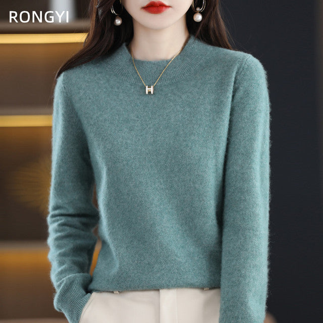 Cozy Chic Pure Wool Sweater for Women